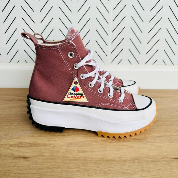 ⭐Converse Run Star Hike Platform High Size 6 Men's Shoes Saddle/White A00852C